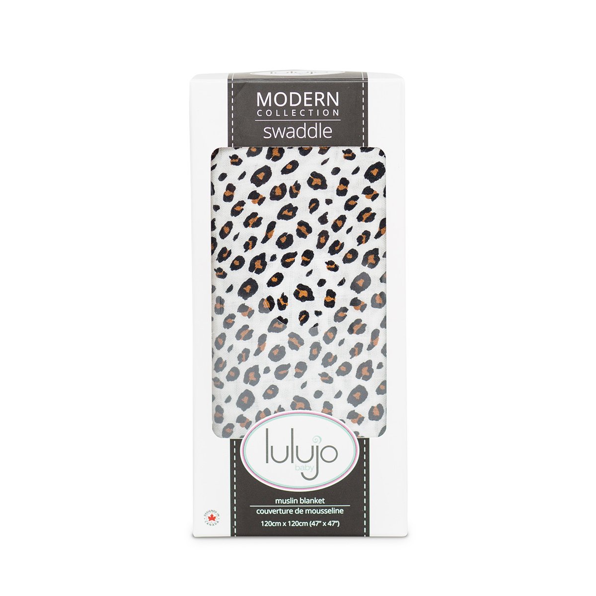 Otulacz Lulujo bambusowy 120x120 - Lampart