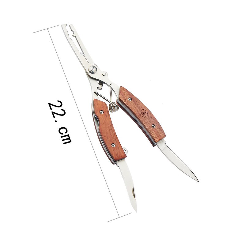 LAGUIOLE COFRET PECHEUR SET FISHING SCISSORS ROSEWOOD GRIP