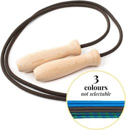 Skipping Rope with Wooden Handle Cotton Rope 230 cm