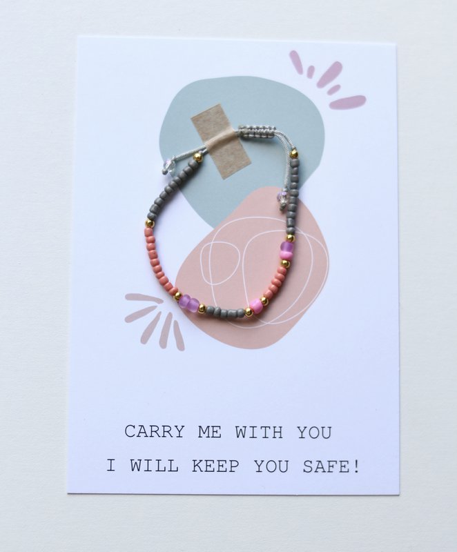 FSC card with adjustable bracelet