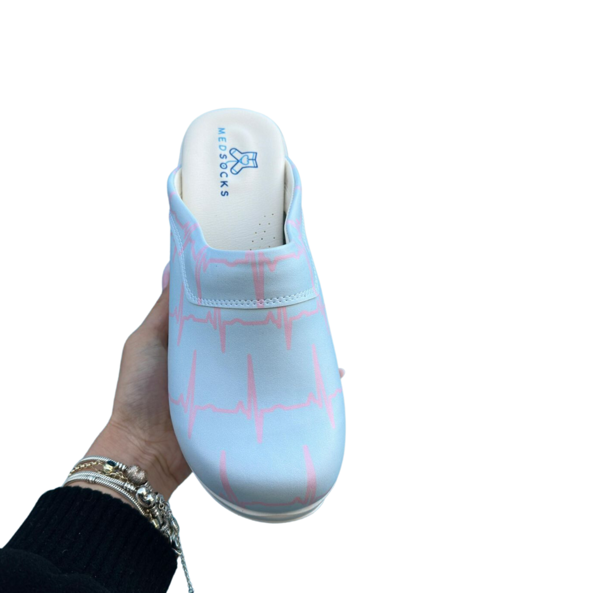 AirMeds Klompen LichtBlauw/Roze ECG
