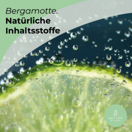 Pianka pod prysznic - zestaw startowy - butelka z organicznej bergamotki / srebrna głowica pompy