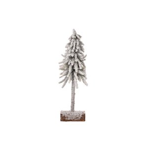 Kunstkerstboom sneeuw op stam Ø15xH45cm