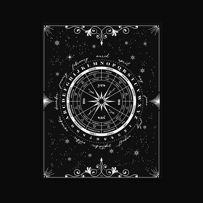 PENDULUM ORACLE CHART ART PRINT