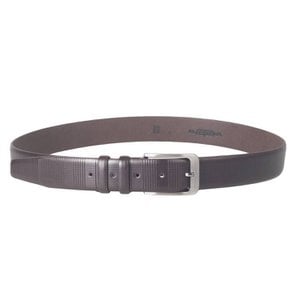Men's Belt From Dark Brown Italian Genuine Leather - 3.5 cm Wide - Size 135 (Waist to 115 cm)