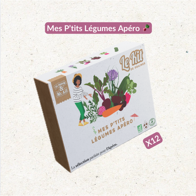 Mes P'tits Légumes Apéro - Thematisch tuinierpakket - Creatief pakket - DIY - Kerstcadeau