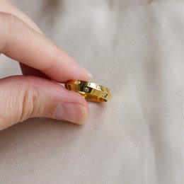 Cherethims - Concave Gold Ring