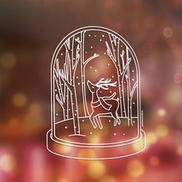 Winter Dear - Windowssticker