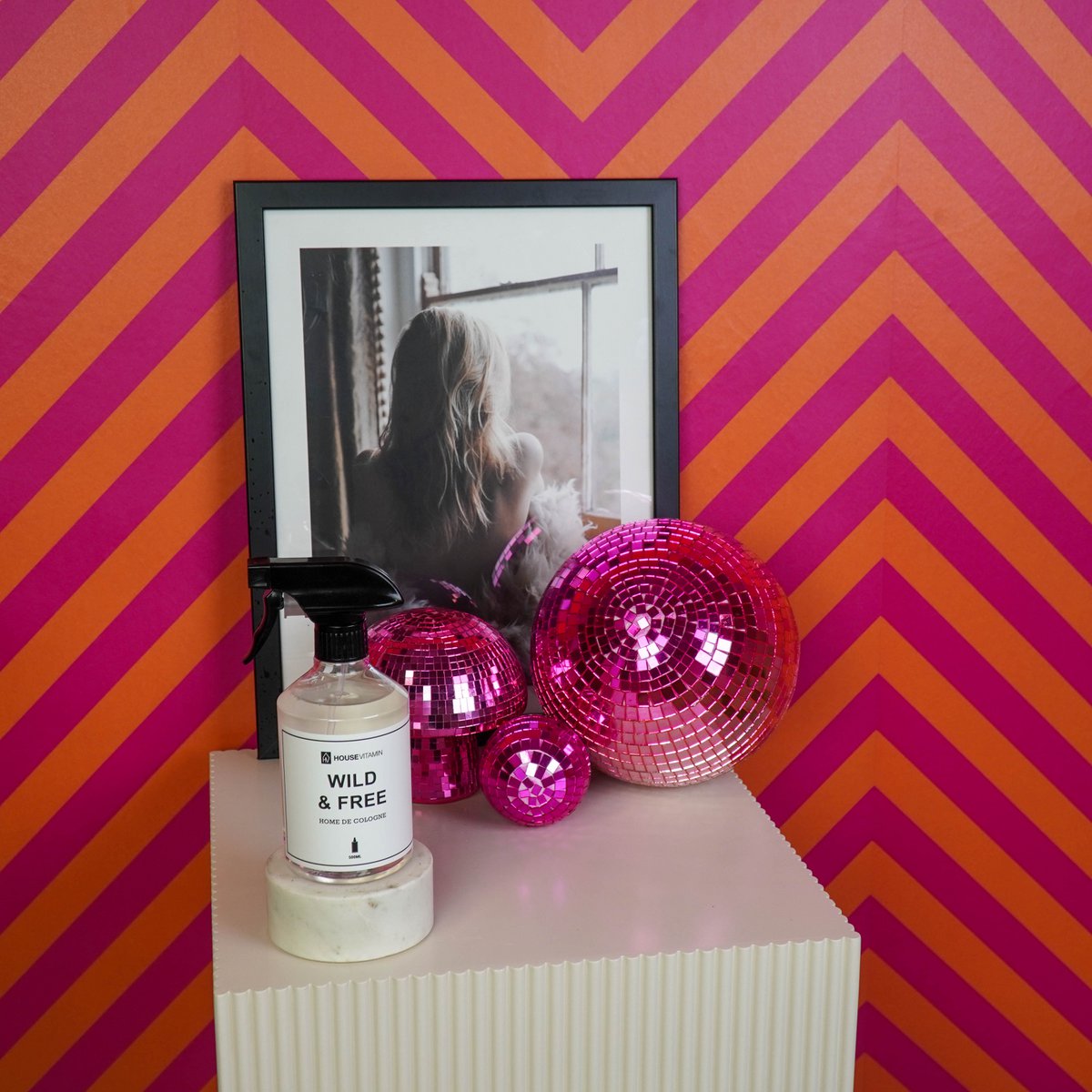 Roomspray - Vild og fri - Sød parfume - 500 ml
