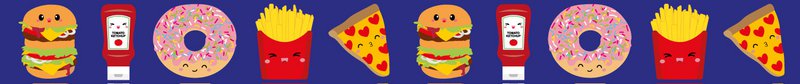 Washi tape Fastfood met Hamburger