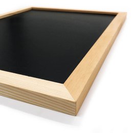 Magnetic chalkboard with wooden frame (40x40cm)
