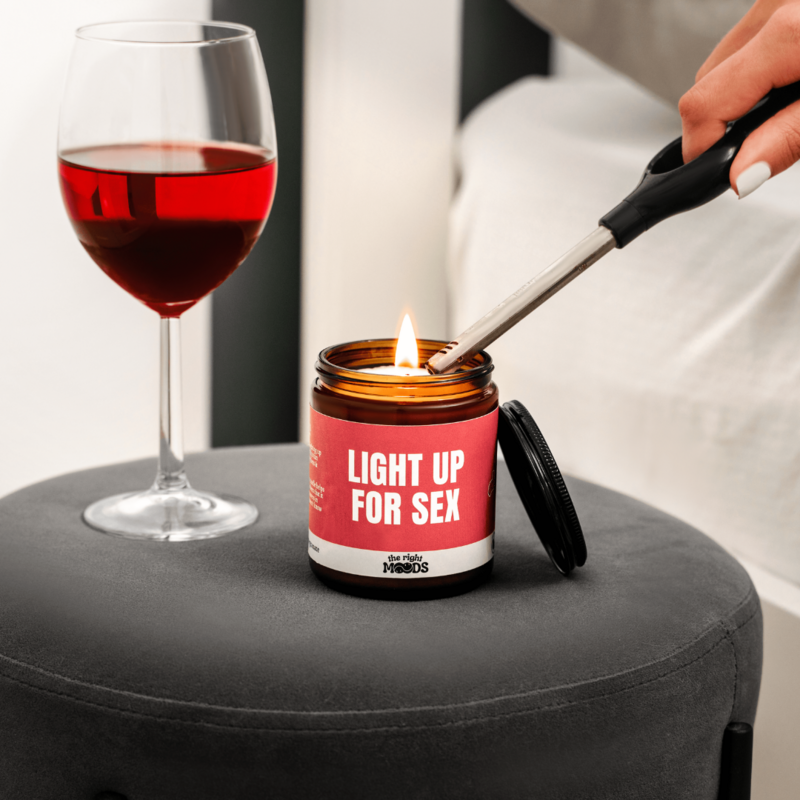 Funny Gift Candle – LOVE MOOD – Scented Handmade Soy wax