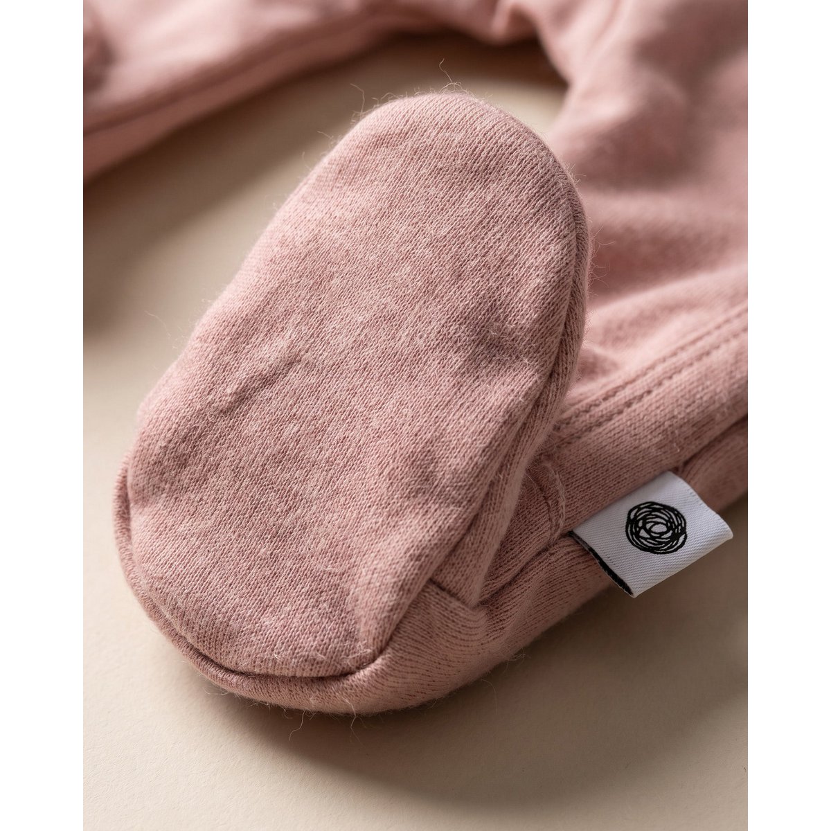 Boxacketing en laine / Kruippacket - Merinol - Rose brumeuse
