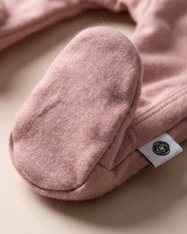 Boxacketing en laine / Kruippacket - Merinol - Rose brumeuse