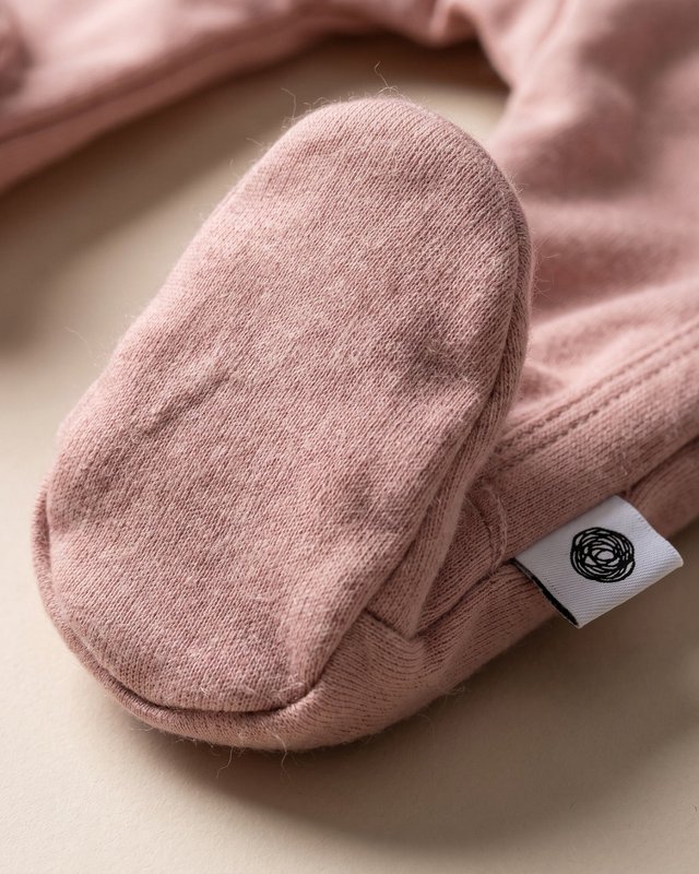 Boxacketing en laine / Kruippacket - Merinol - Rose brumeuse