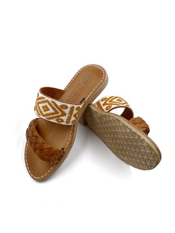 Boho sandalen voor dames, Griekse lederen sandalen, damessandalen van echt leer, bruine Boho lederen sandalen, open teen leren sandalen