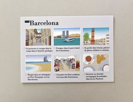 Ilustrowane Pocztówki Barcelona
