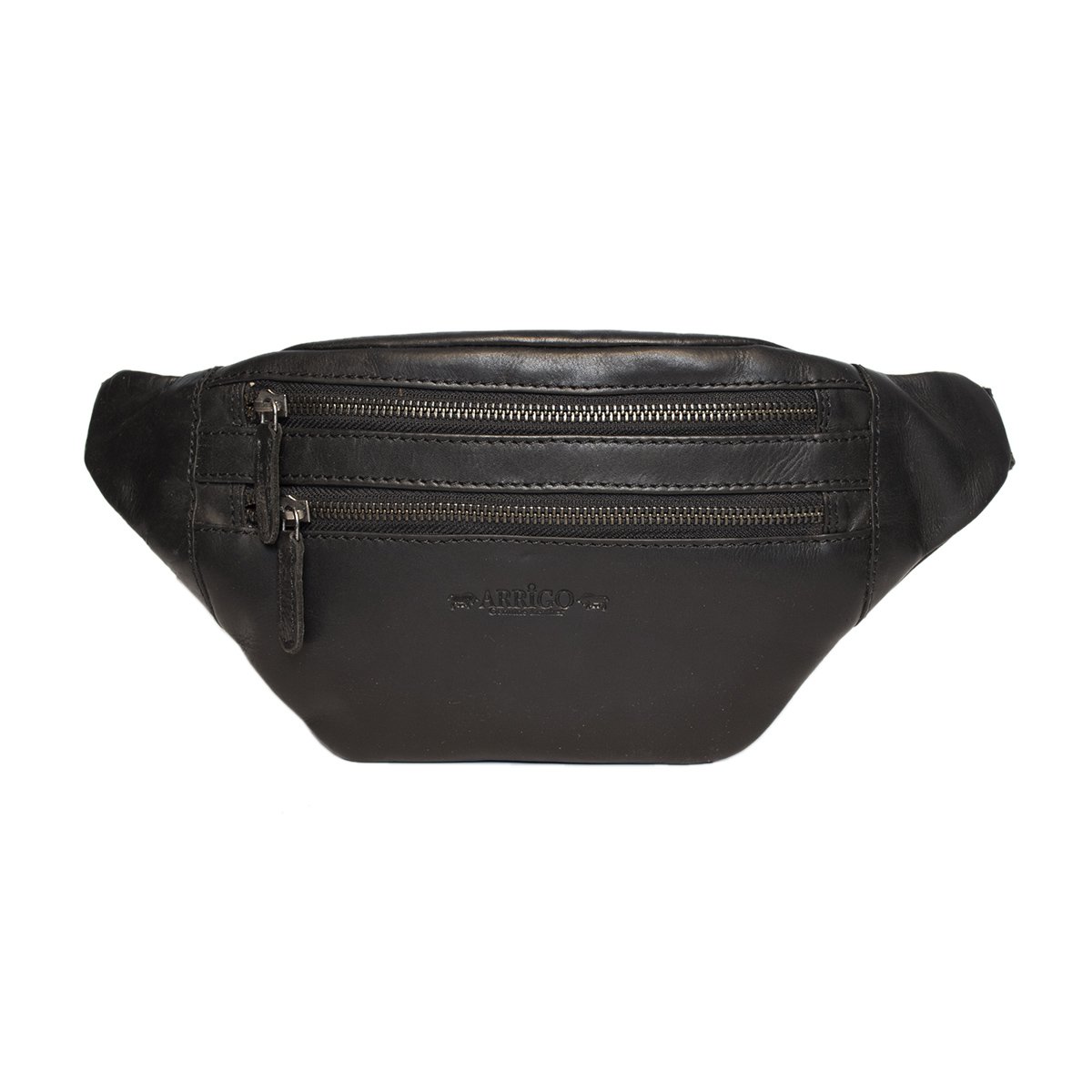 Taljetaske Læder - Fanny Pack Læder - Pouch Taske i 6 farver læder - Læder Belly Bag - Unisex model