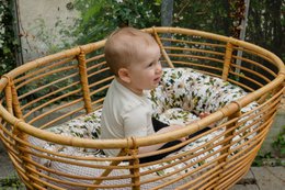 Fiore di melo del nido del bambino