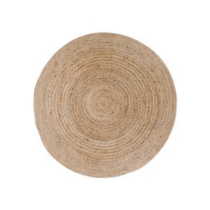 Bombay Rug - Braided Jute, Natural - Ø90 cm