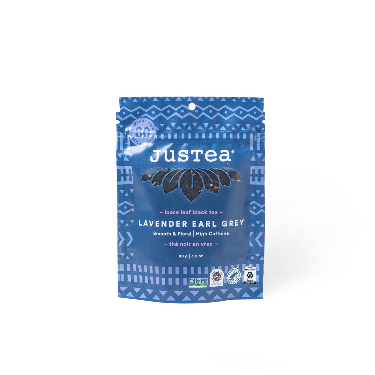 Justea | Genopfyldningspakke | Lavendel Earl Grey