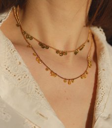 Cyprian - Beaded Crystal Necklace Set