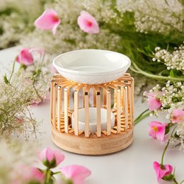 Aero Perfume Burner - Scent Burner - Metal Ceramic and Wood Wedding - Easy Aromatherapy - Scented Atmosphere - Refined Craft Object - Modern Scented Interior