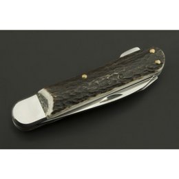 ED MAHONY Wildlife Duo zakmes, hert handvat, 440C