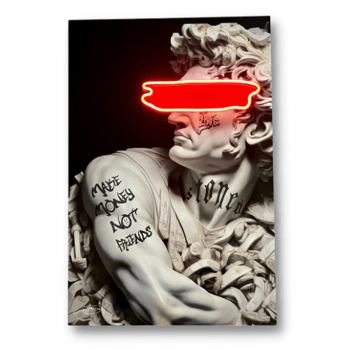 Cesare Tattoo Money | Arte de pared LED
