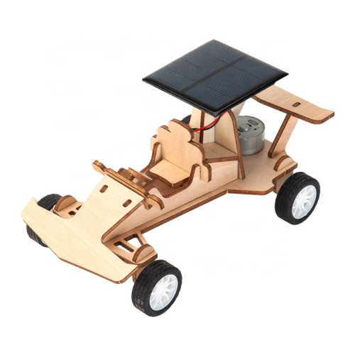Formel-1-Rennwagen-Bausatz zum Thema Solarenergie