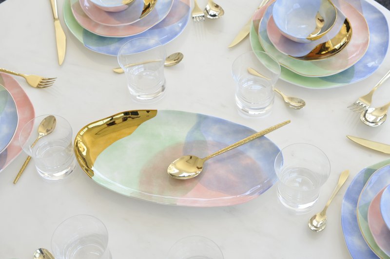 TRICOLOR-PARADIS OVAL FAD