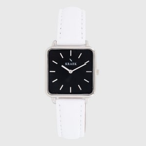 Emma | Zilver | Wit | 28 mm