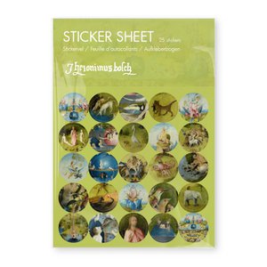 Stickersheet, Jheronimus Bosch, Garden of Earthly Delights