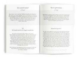 Fyllbooks Diary for Gratitude - Lniany kremowy ze złotą folią