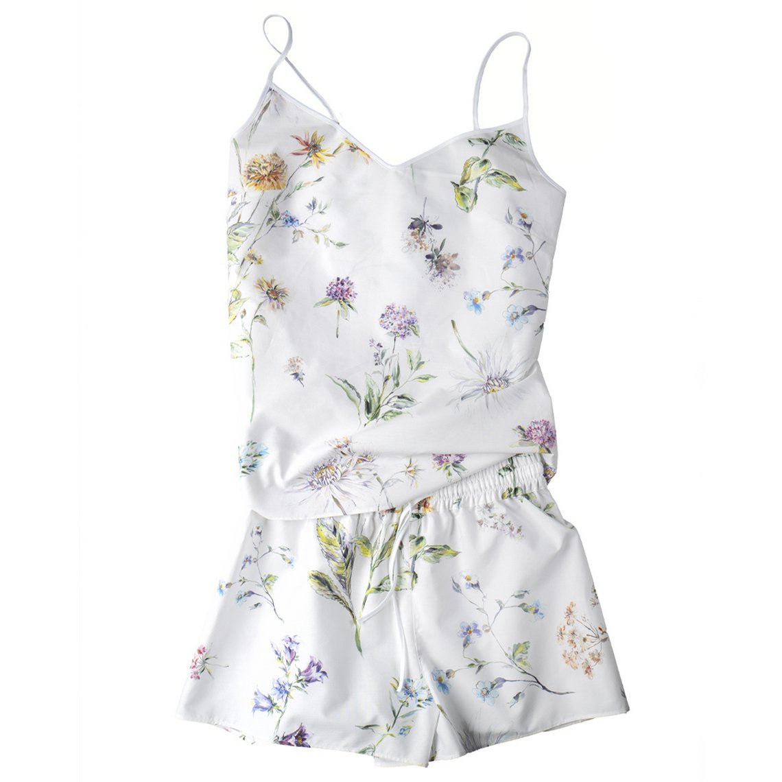 Percale short pyjamas (blouse+shorts) Midsummer
