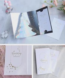 Carte de mariage 3d - Dame étincelante avec design de robe de mariée