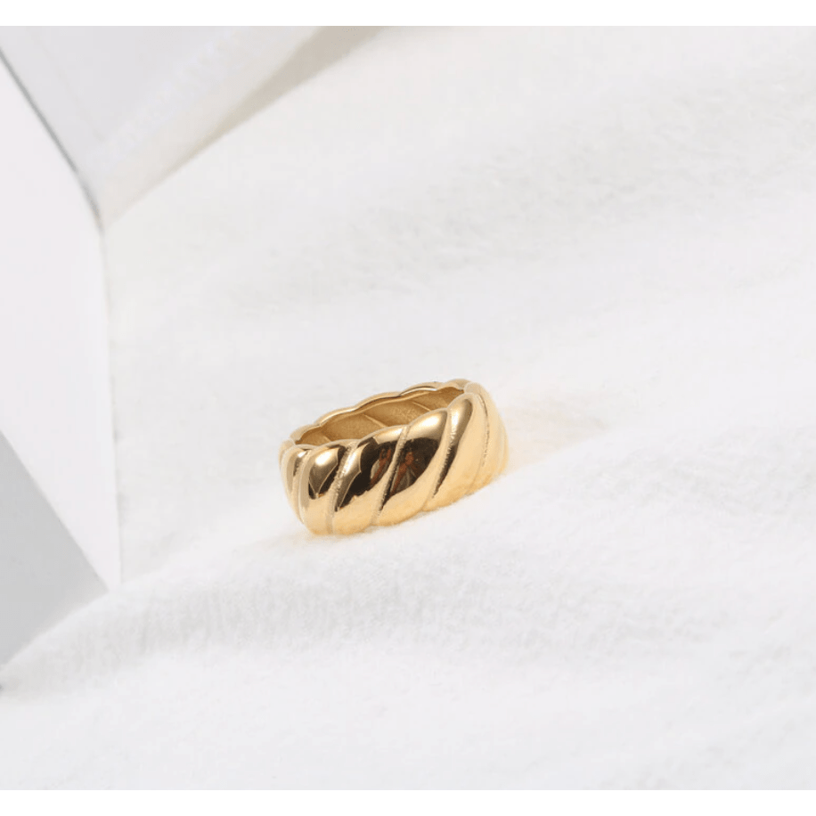Jeanne - Breiter Croissant-Midi-Fingerring