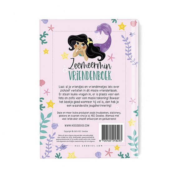 Friends book Mermaid A5 // Girl