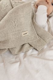 DIEGO babytæppe - 100% merinould - beige