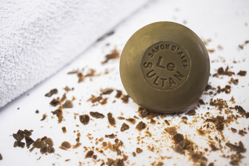 Round Mouled Aleppo soap 110 G