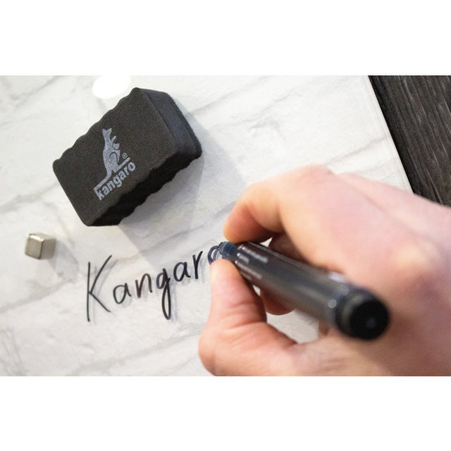 Gomme pour tableau blanc Kangaro mini magnétique taille 33x57x22mm