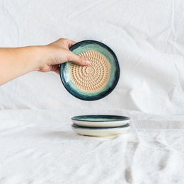 Piatto in ceramica Grattugia per aglio e formaggio PICCOLO / Breeze PICCOLO