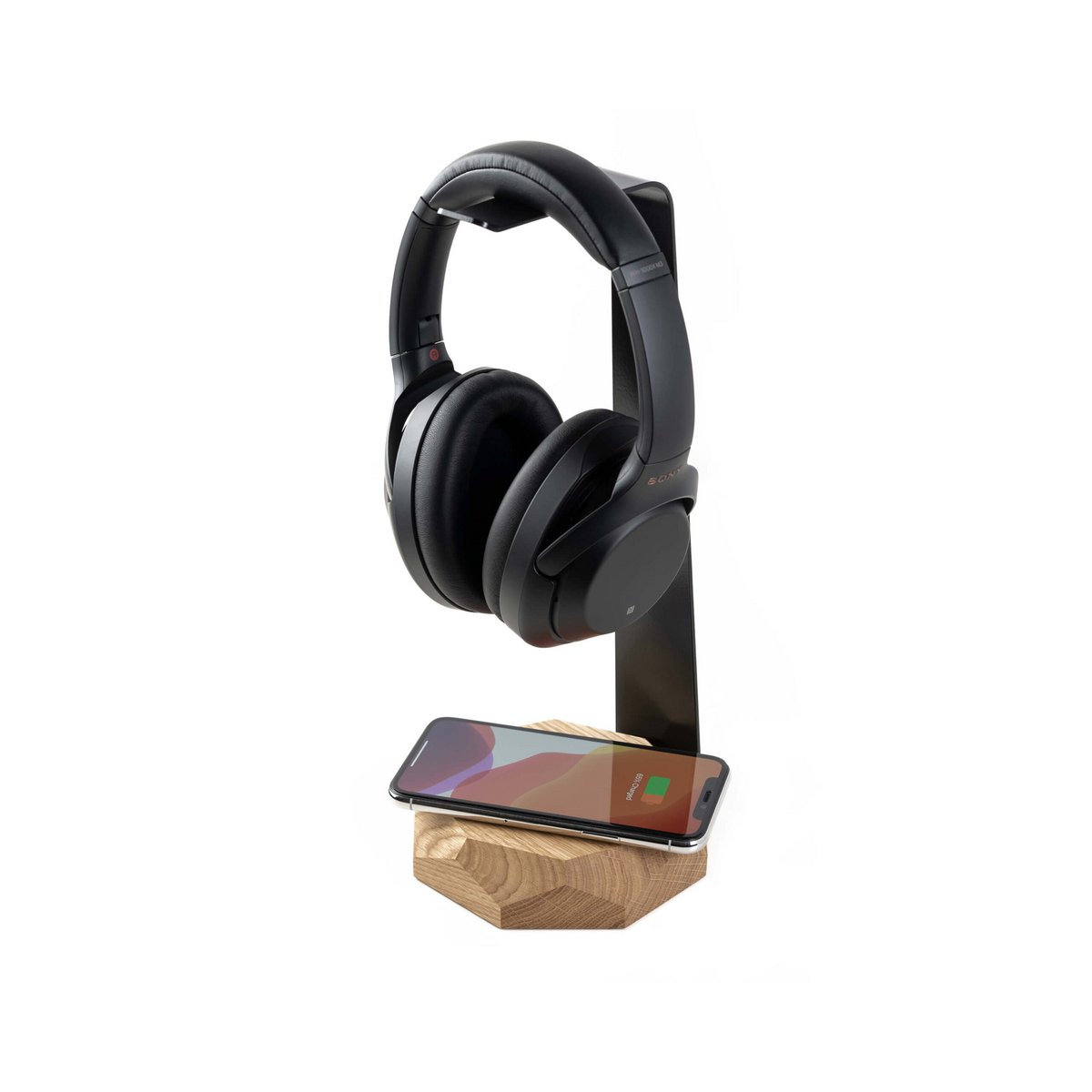 Soporte y cargador para auriculares 2 en 1