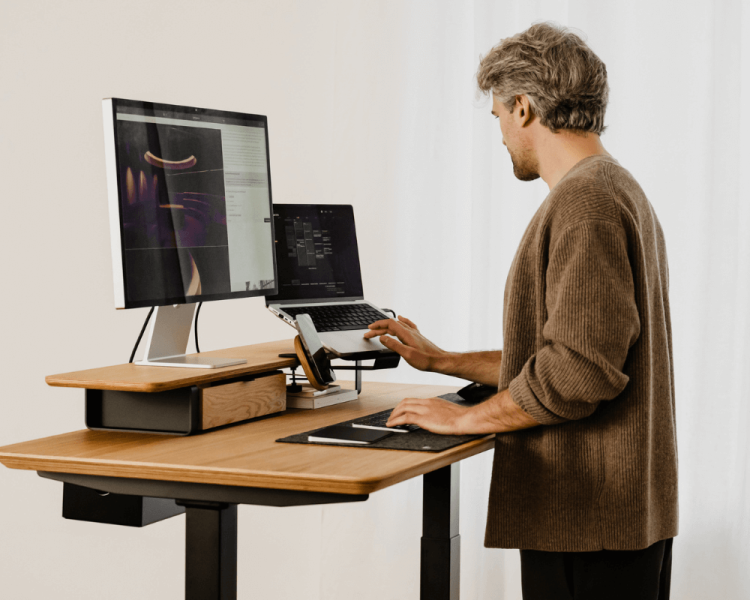 Laptop Mount for Desk Shelf