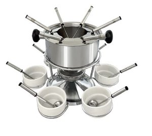 Burgunder-Fondue-Set für 6 Personen, Durchmesser 17 cm Rotel Swiss Tradition