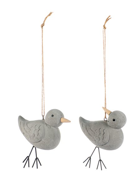 Pendant bird 2 sort. 10 cm PU 24