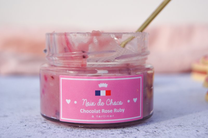 COFFRET CHOCOLAT ROSE RUBY À TARTINER