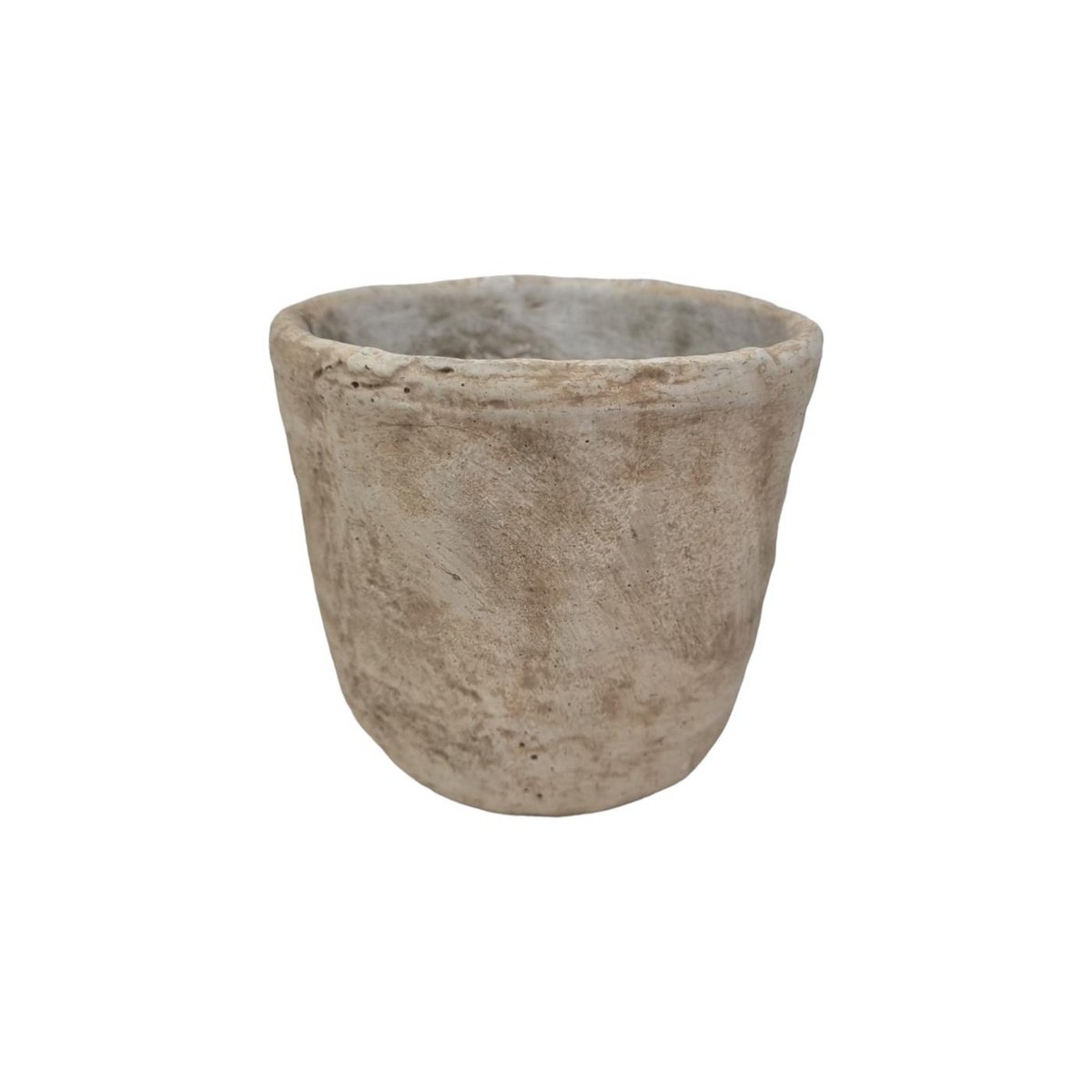 Crème de pierre de la pot à fleurs 13,5x12 cm
