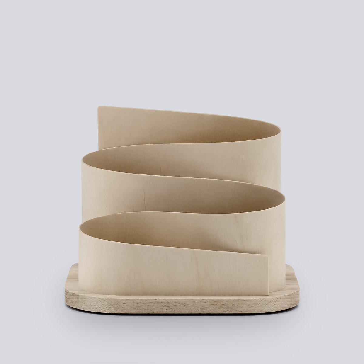 Squiggle - Wooden desk organizer