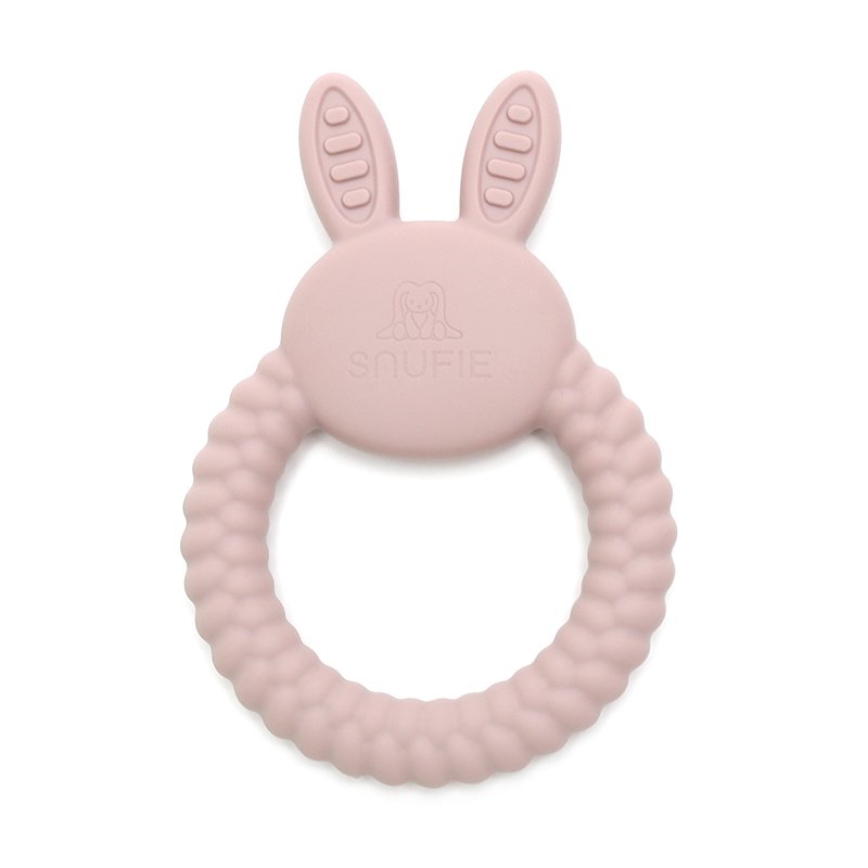 BUNNY | Soft Silicone Teething Toy | Blush